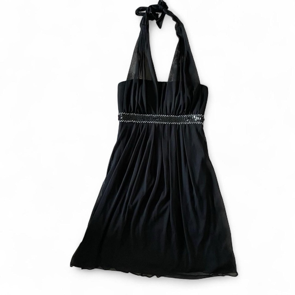 Sweet Storm Black Backless Dress